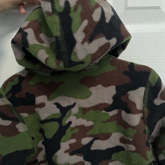THE NORTH FACE CAMO CAMOFLAUGE FLEECE JACKET Full Zip Toddler Baby 18 24 months - Picture 10 of 11